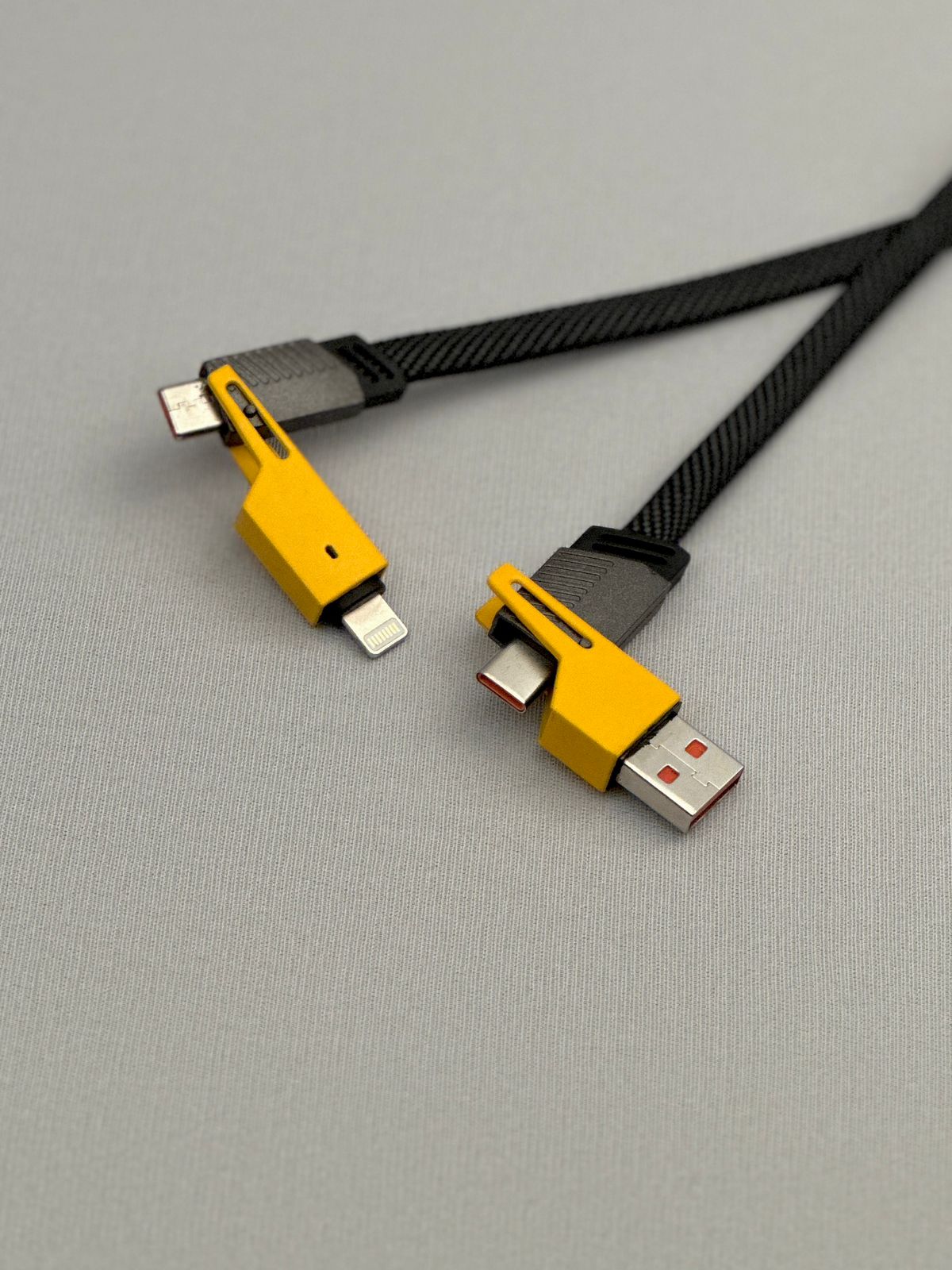 3 -in-1 Fast Charging Data Cable (Type-C / USB variants) .  ( BUY 1 GET 1 FREE )