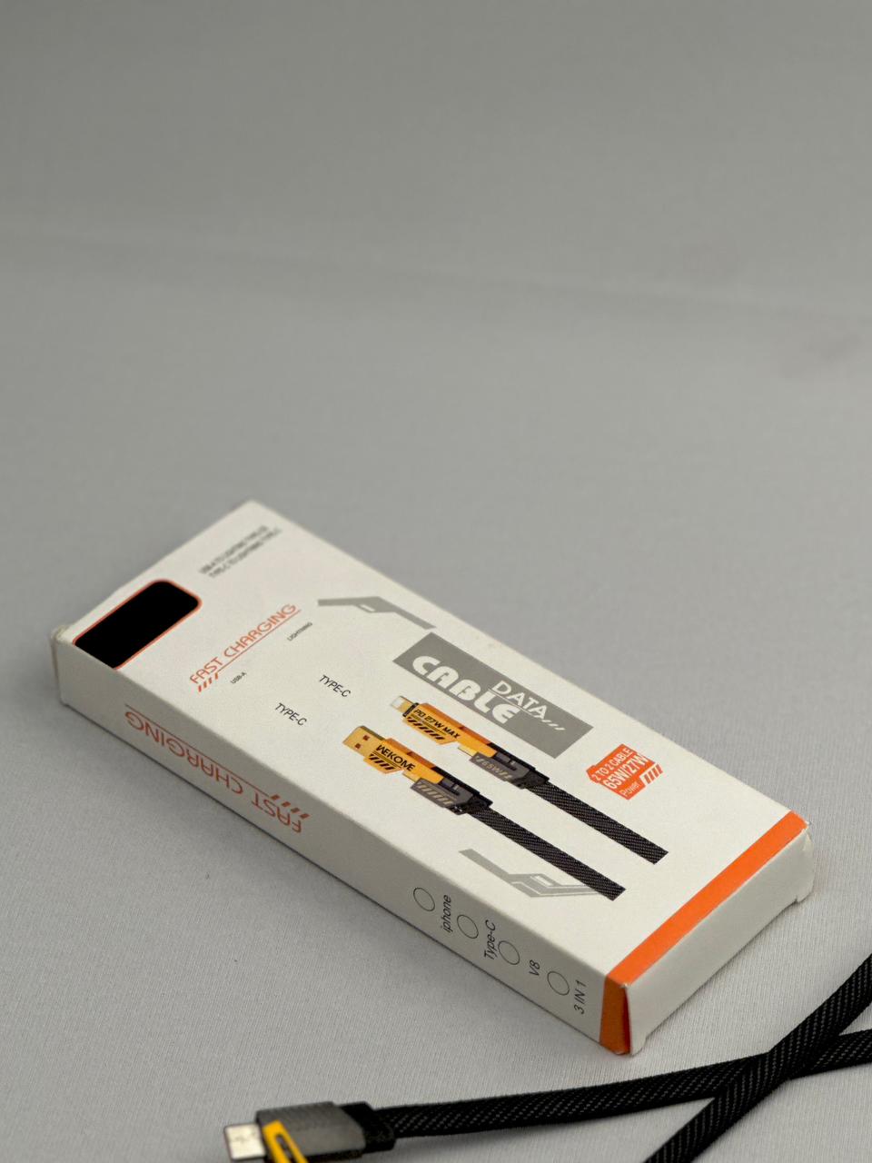 3 -in-1 Fast Charging Data Cable (Type-C / USB variants) .  ( BUY 1 GET 1 FREE )