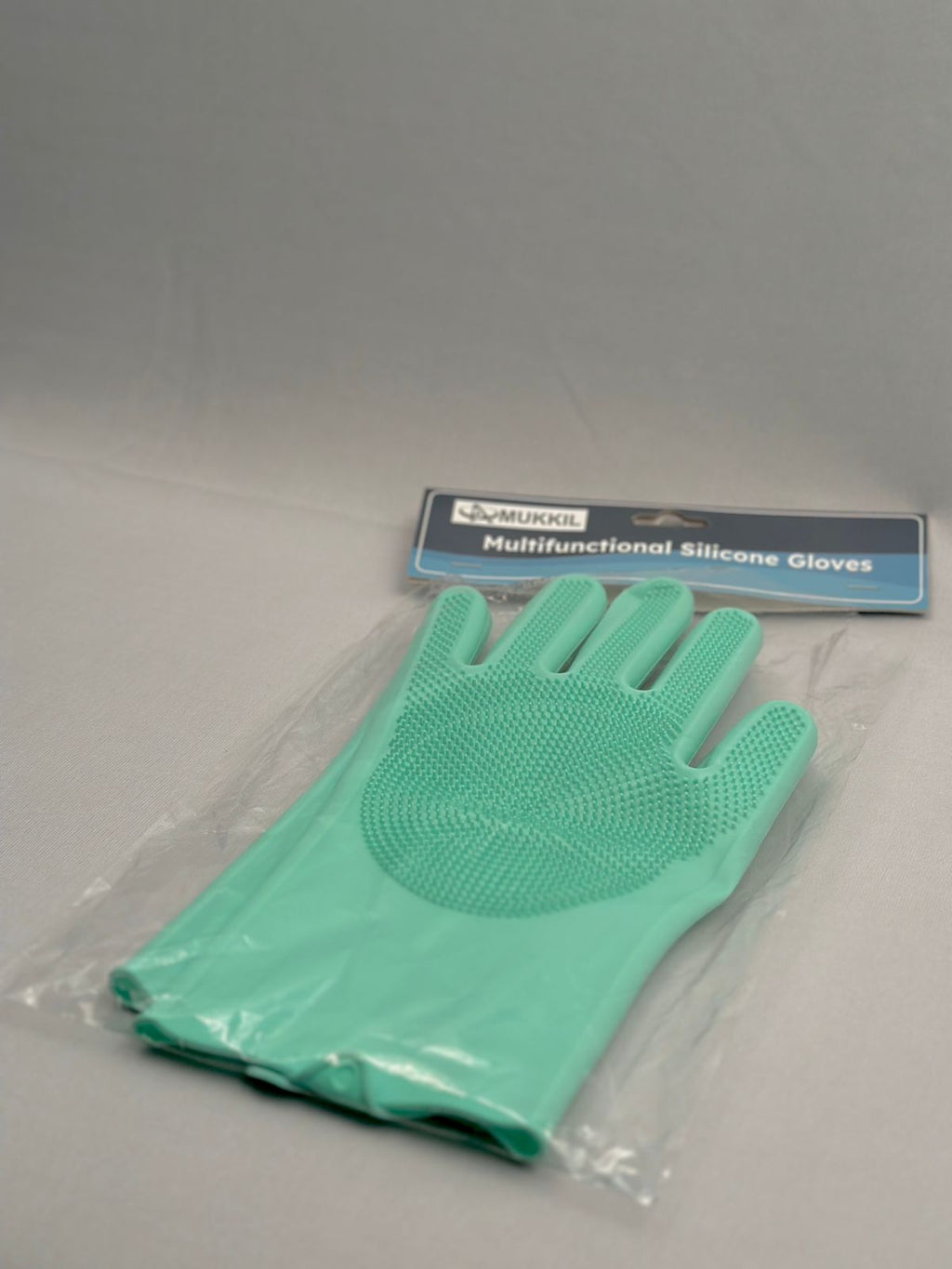 Silicone Dishwashing Cleaning Gloves with Scrubber   ( BUY 1 PAIR GET 1 PAIR FREE )